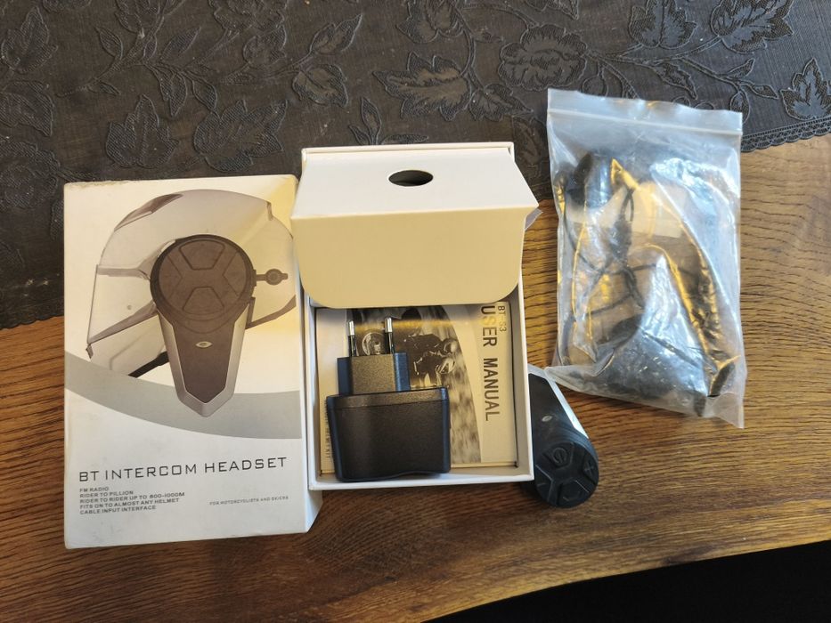 Uchwyt motocyklowy na telefon usb Intercom bt-s3