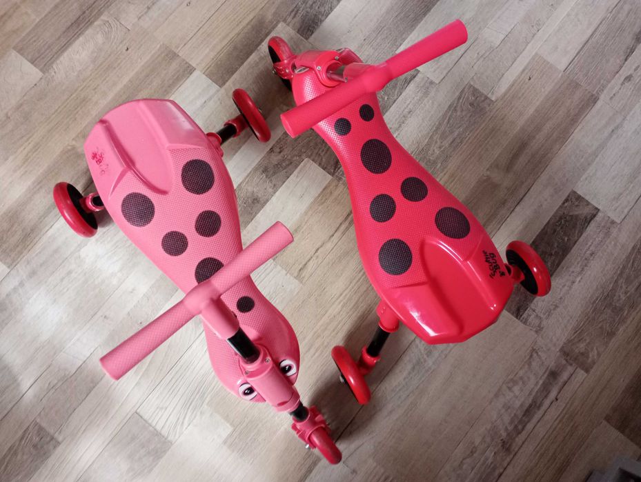 Biedronka, hulajnoga, rowerek biegowy