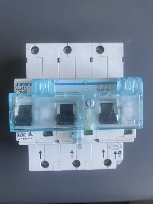 Wyłącznik nadprądowy selektywny HAGER SLS E25 HTN325E