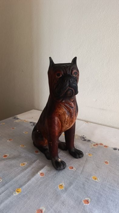Cão decorativo cerâmica
