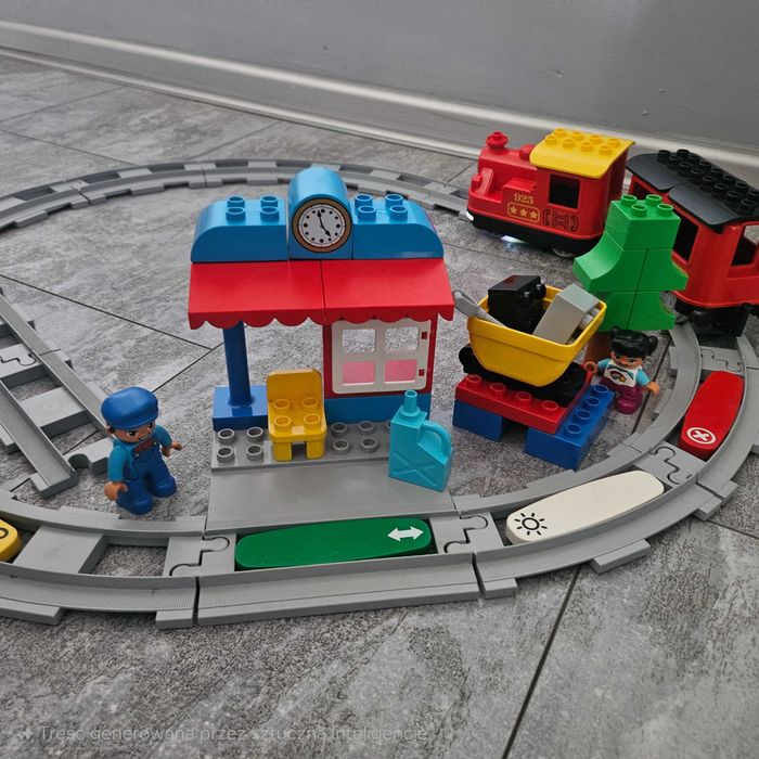 Lego duplo 10874 pociag pudełko