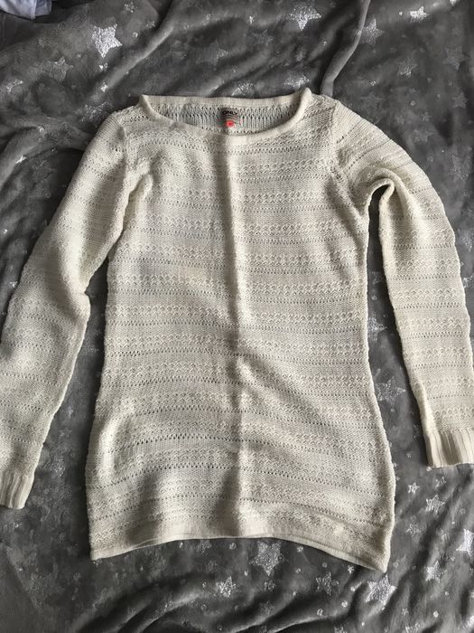 Only ciepły sweter kardigan bluzka kremowy rozm. 40 L #3