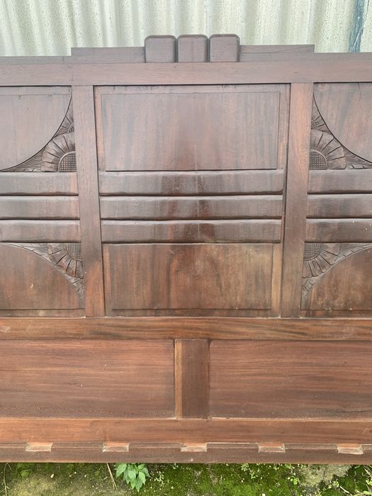 Cabeceira de cama, vintage, estilo Art Deco