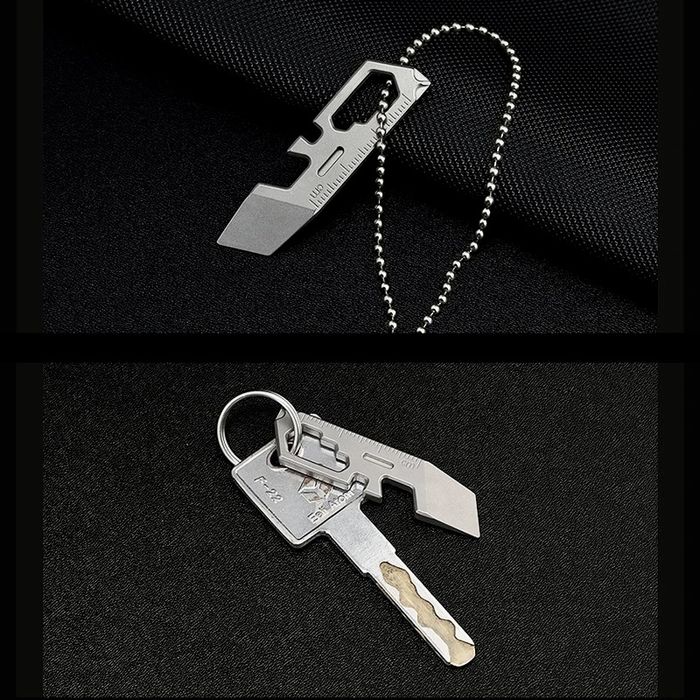 EDC ‼️ Мультитул з титану на ключі 8 в 1