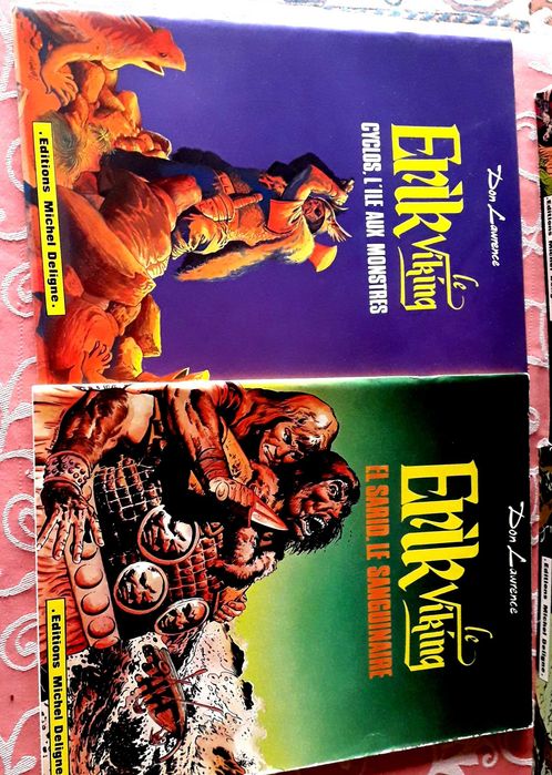 RARO - BD - Erik, le Viking de Don Lawrence (Edição em francês)