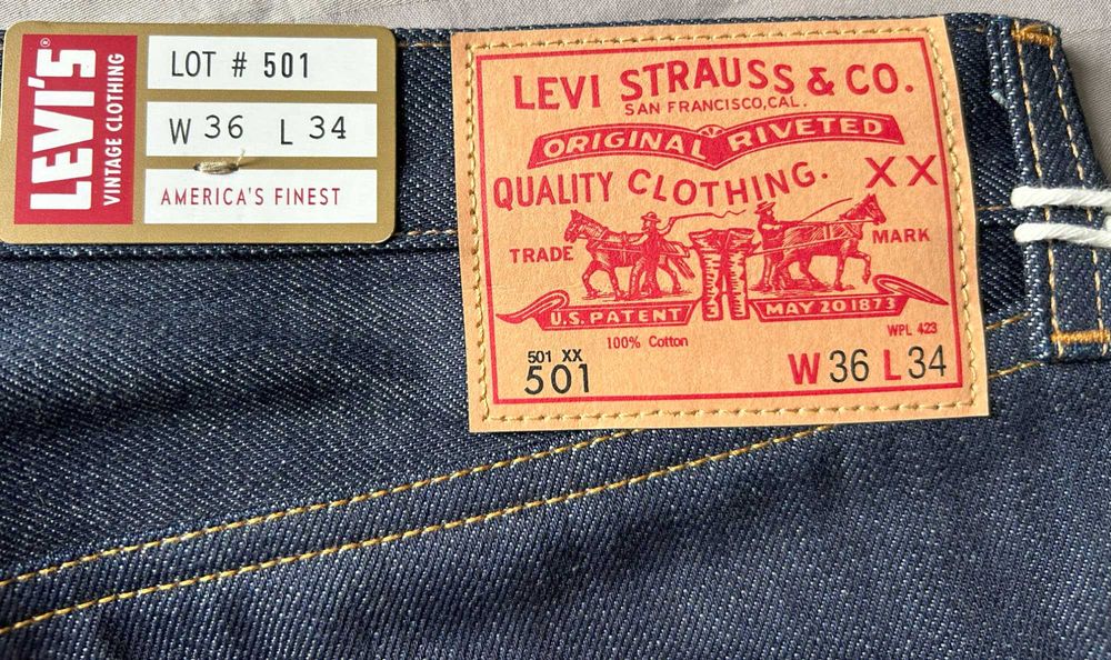 Levi's 501®XX LVC 1966 Selvedge Denim: 14 950 грн. - Классические
