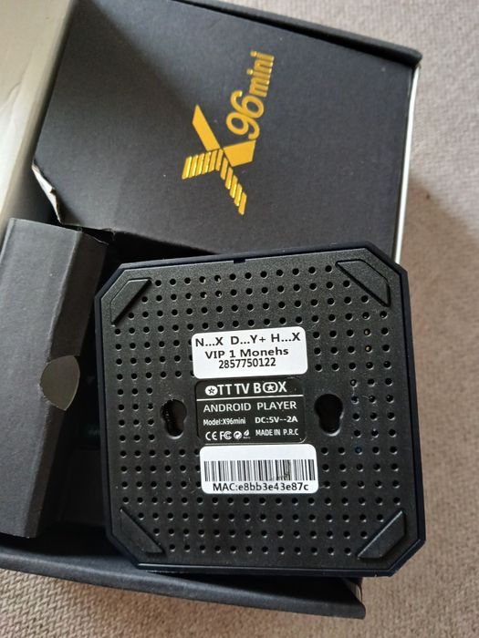 Box android tv X96 mini