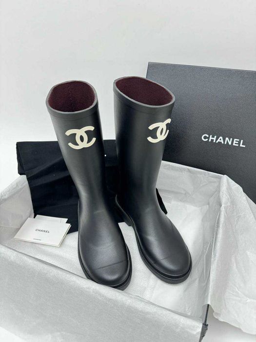 Kalosze gumowe Chanel! Najlepsza jakość na rynku! Premium 35-41