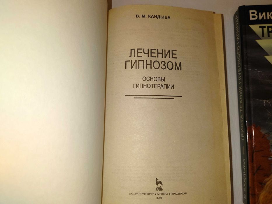 Кандыба В. Лечение гипнозом. Основы гипнотерапии 300 техник глубокого