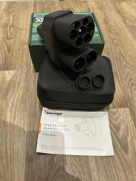 Перехідник швидка зарядка 300A Tesla CCS2 combo+Type2