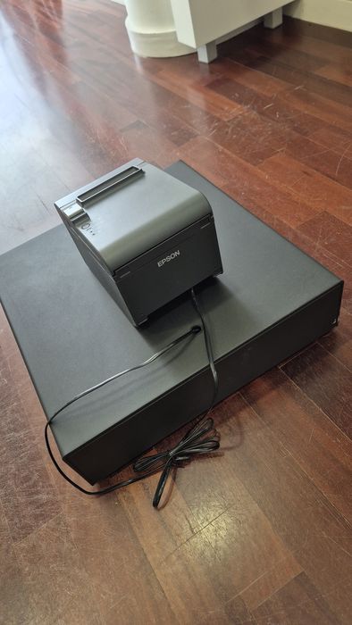 Gaveta moedas + impressora Epson