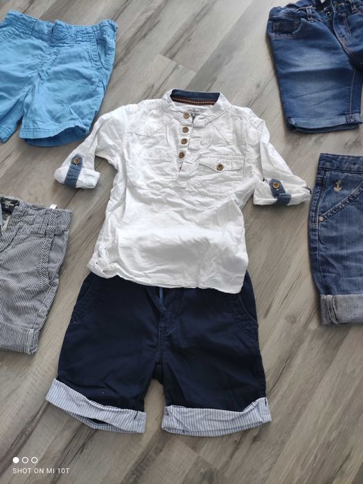 Zestaw ubrań 98 spodenki h&m hm  koszula
