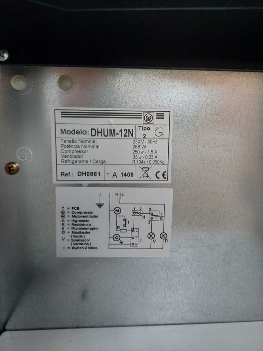 Desumidificador S&P DHUM-12N