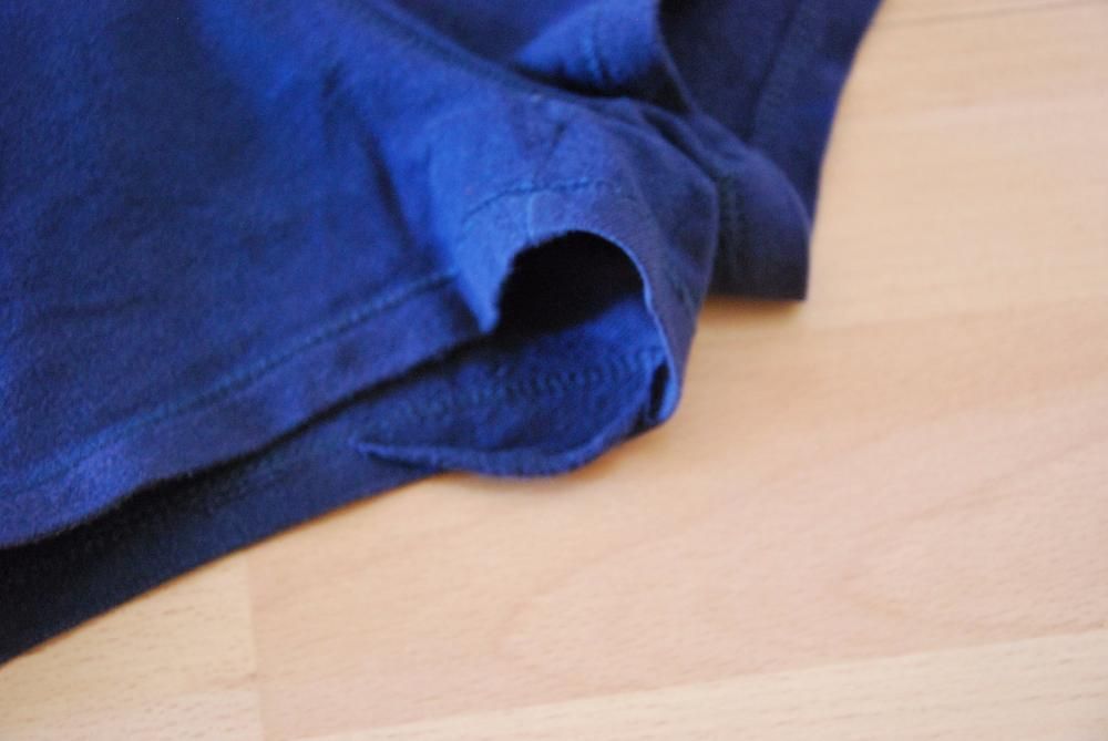 H&M 122 bawełniane spodenki granat