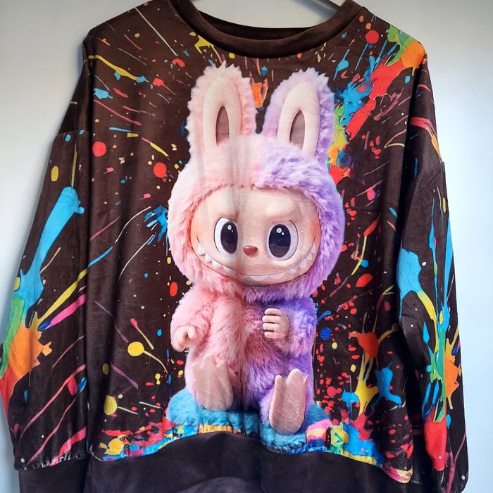 Bluza welurowa labubu nowa M-L