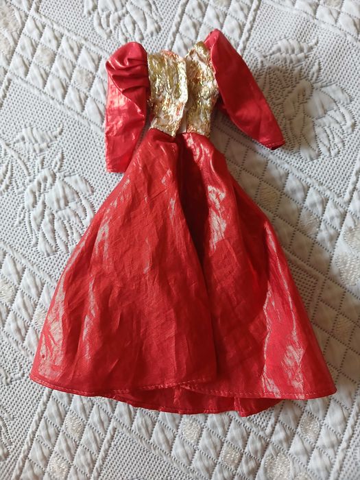 Vestido vermelho para Boneca