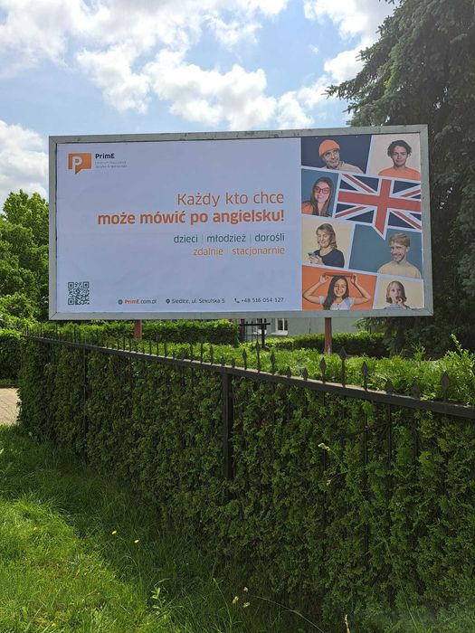 Stelaż reklamowy 238 x 504