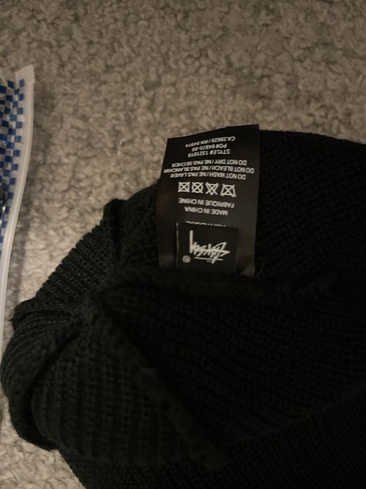 Nowa czapka stüssy czarnego koloru