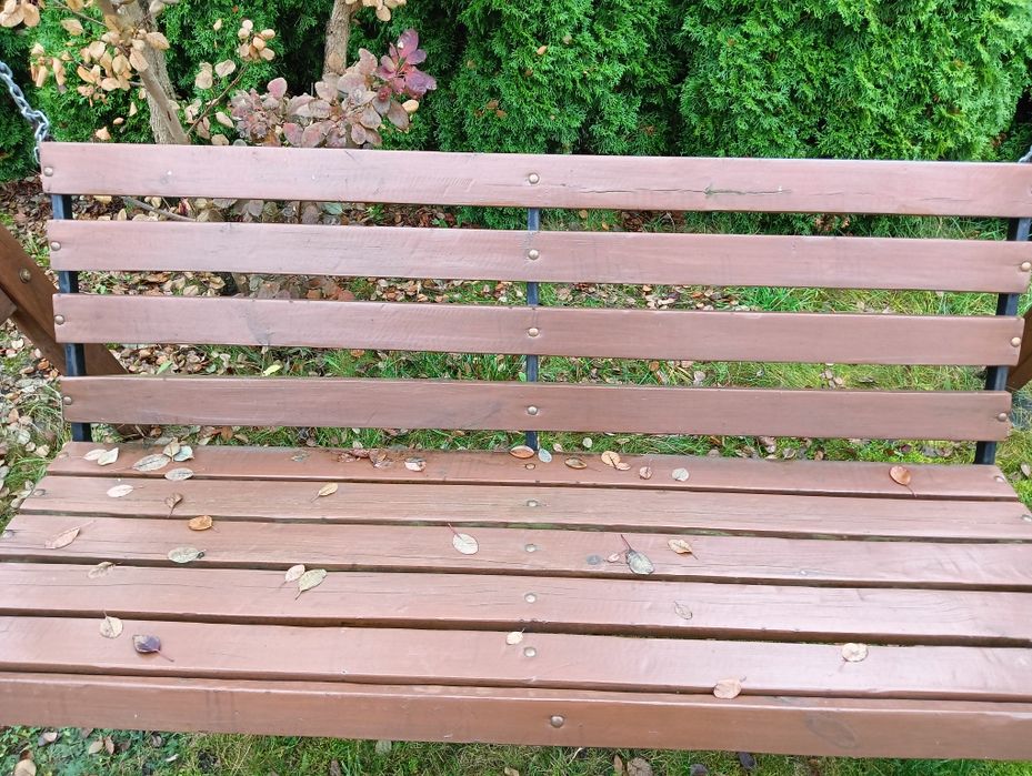 Huśtawka drewniana dębowa robiona na zlecenie