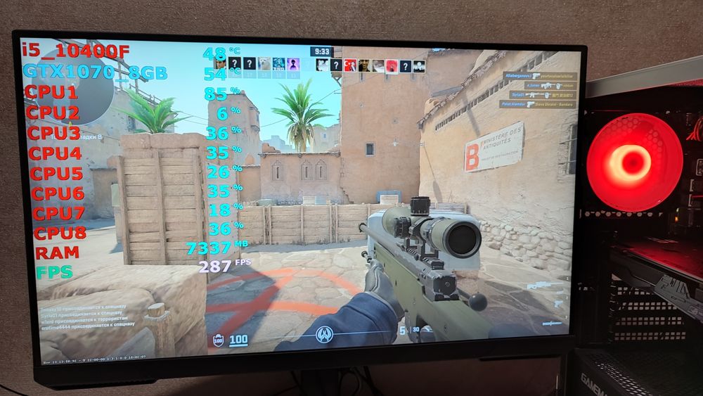 Игровой ПК i5 cs2 gtaV fortnite rust dota stalker warzona Компьютер