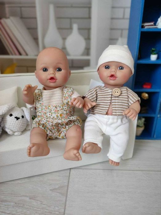 Маленький іспанський пупс реборн хлопчик 24 см