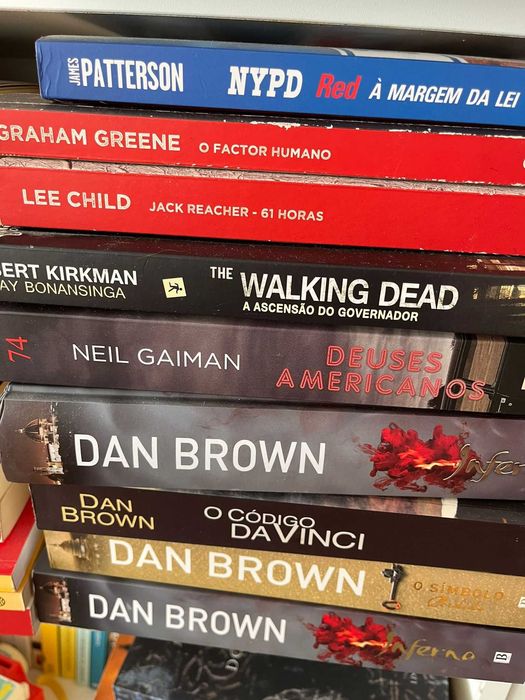 Livros até 9€: Dan Brown, young adult, Chagas Freitas, Diogo Faro...