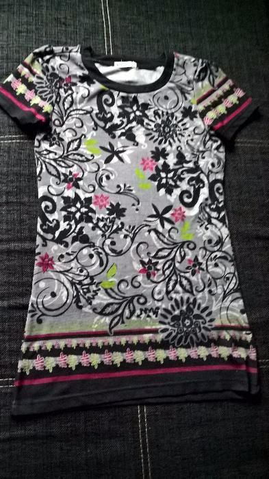 Modna sukienka/tunika w stylu vintage (rozm. S)