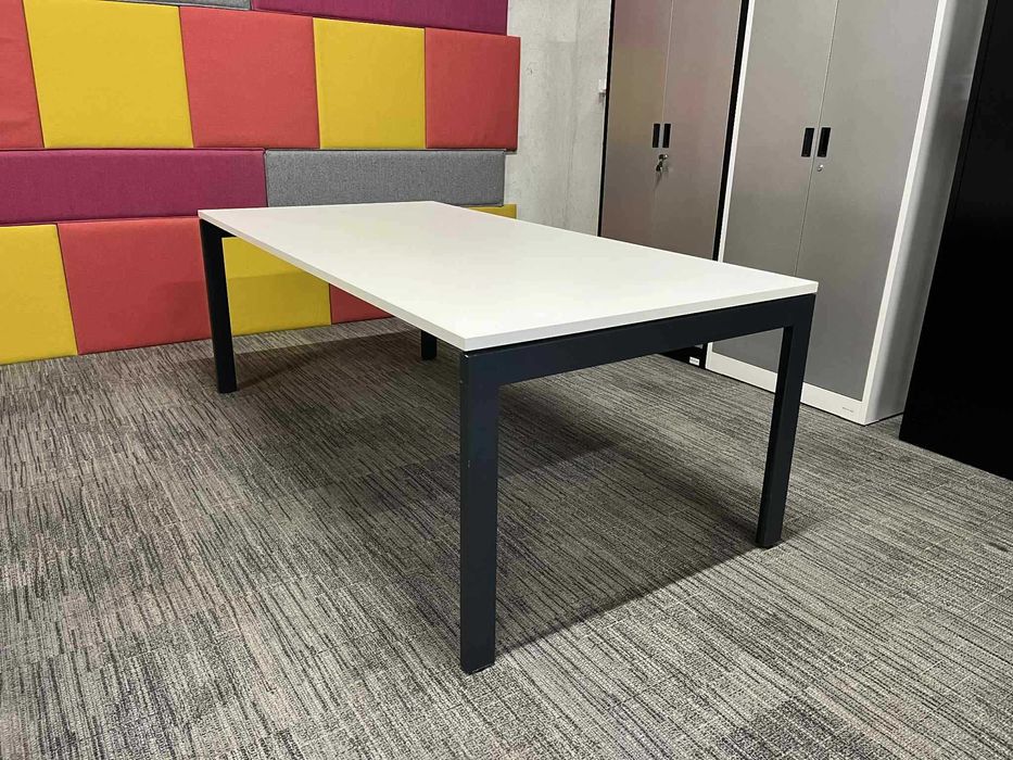 Stół konferencyjny biały biurko 200x100x73 okazja!