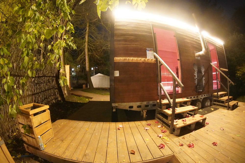 Sauna ogrodowa / sauna wewnętrzna / balie / Tech-Mat x Czary Pary