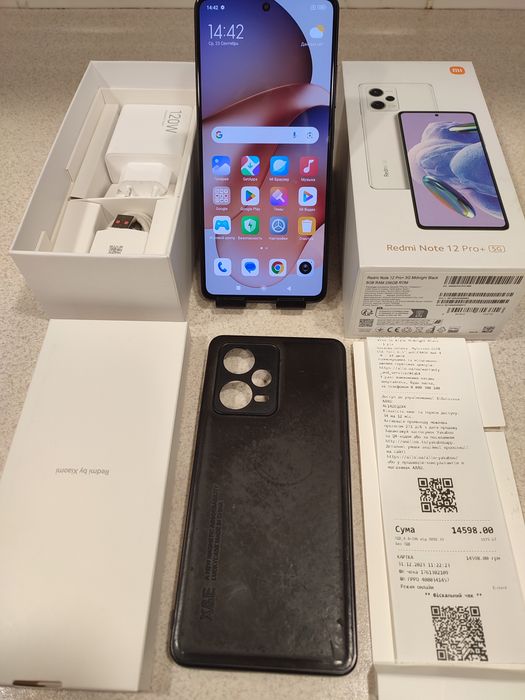 ИГРОВОЙ Xiaomi Redmi note 12Pro+5G, памяти 8+8-256гиг,как новый