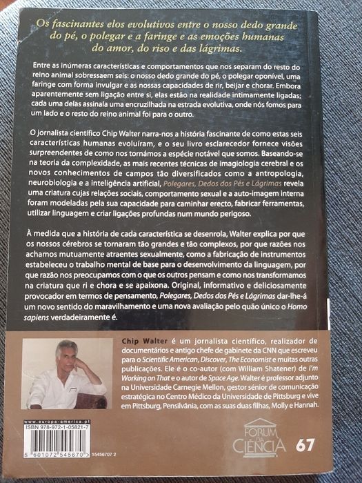 Polegares, dedos dos pés e lágrimas