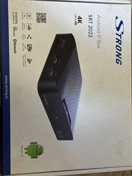 Смарт приставка Strong SRT 2022 IP BOX 4K на Android