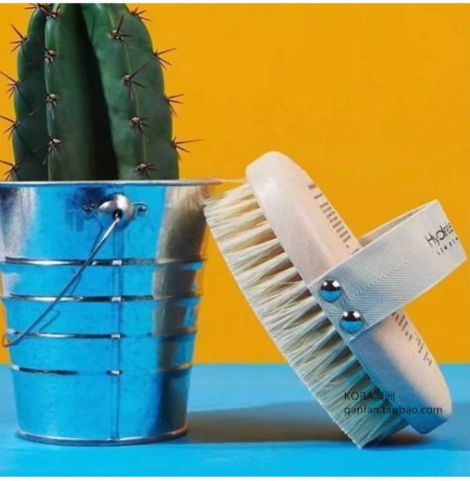 Hydrea щітка для сухого масажу з щітиною кактусу