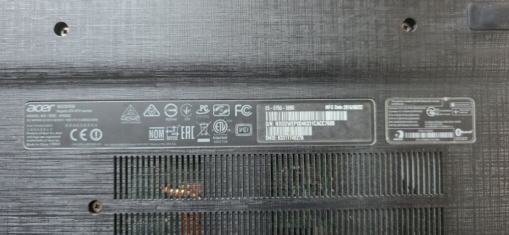 ACER E5-575G i5-6200U