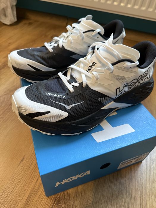 Sprzedam Hoka Speedgoat 7 Black / White 47 1/3