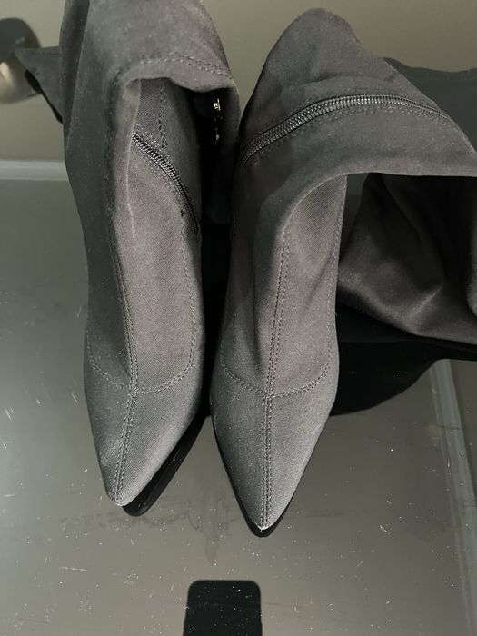 Botas cano elastico acima joelho