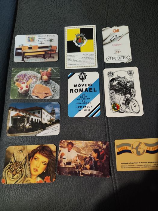 Dez calendários de bolso de 1992