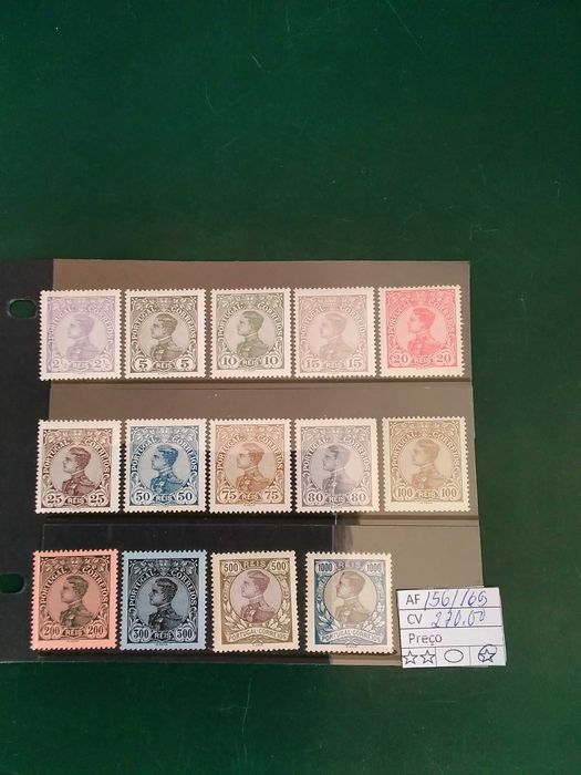 1910 D° Manuel II  Série MNH ** E MLH *