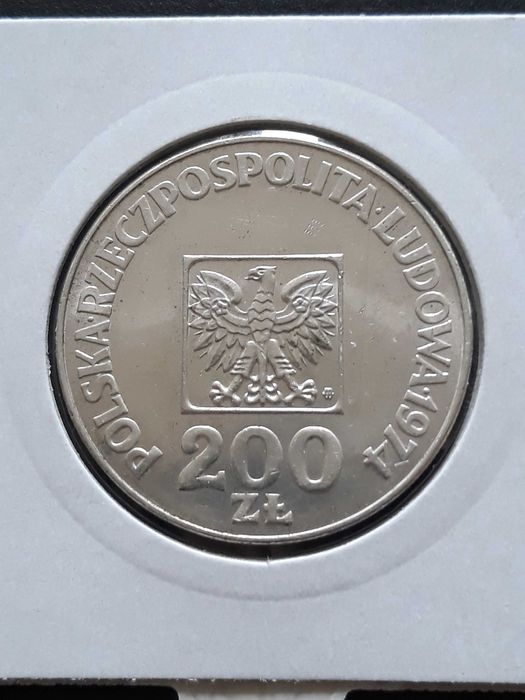 200 zł XXX Lat PRL - 1974 r. - nr 2 - mennicze