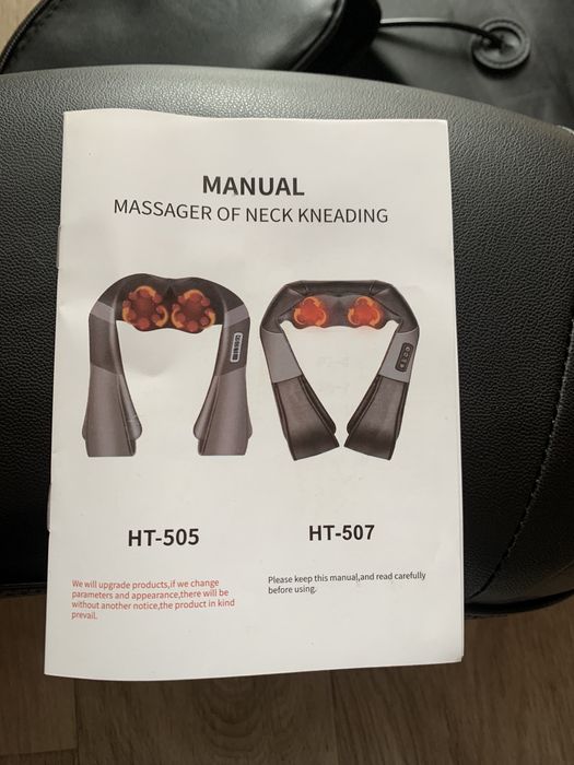 Масажер для шиї RETTER 3D Neck Pro Black