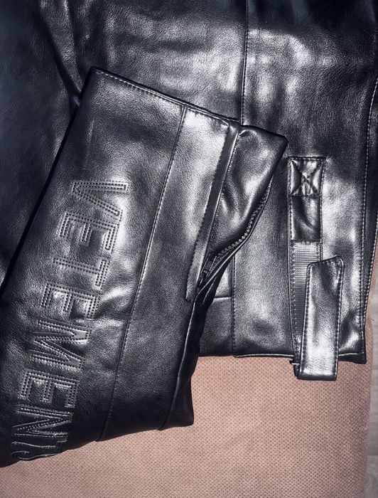 Шкіряна куртка Vetements Polizei