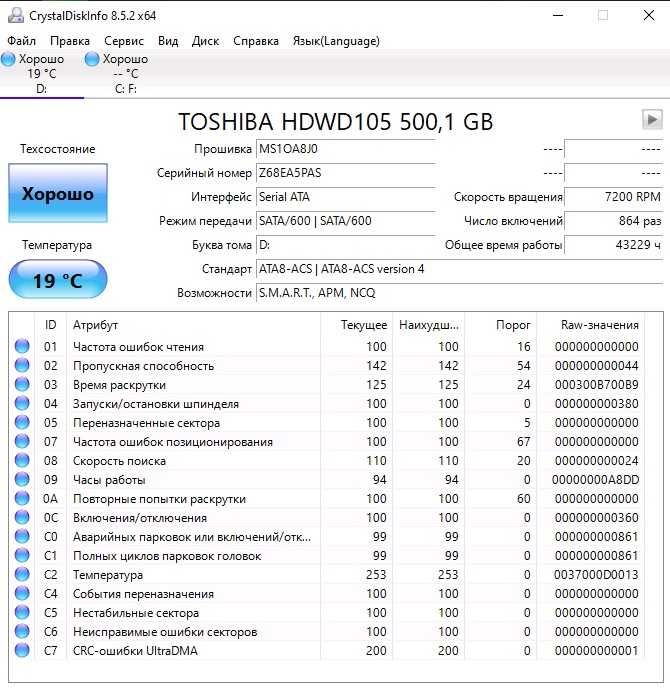 Жорсткий диск Toshiba P300 500Гб