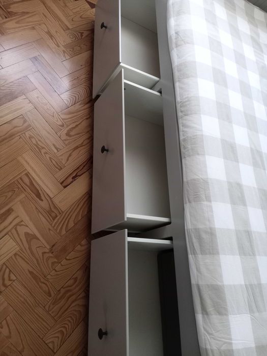 Estrutura de cama solteiro/casal Hemnes