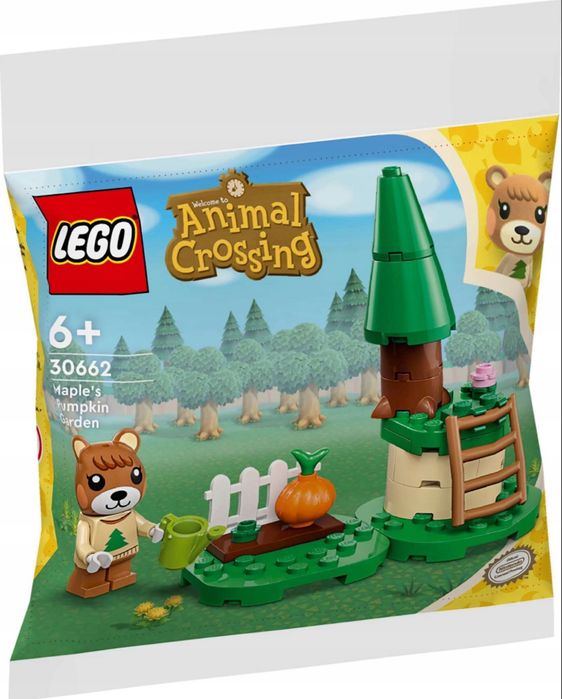 Lego Animal Crossing Isabelle’s House Visit + Maple’s Pumpkin Garden