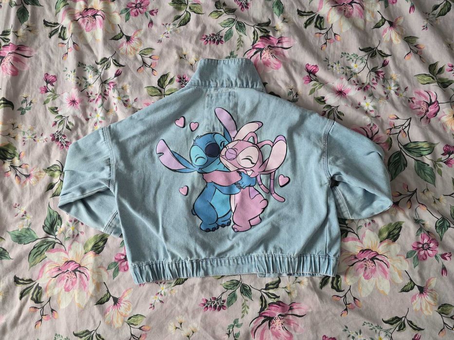 Kurteczka jeansowa dziewczęca Stitch