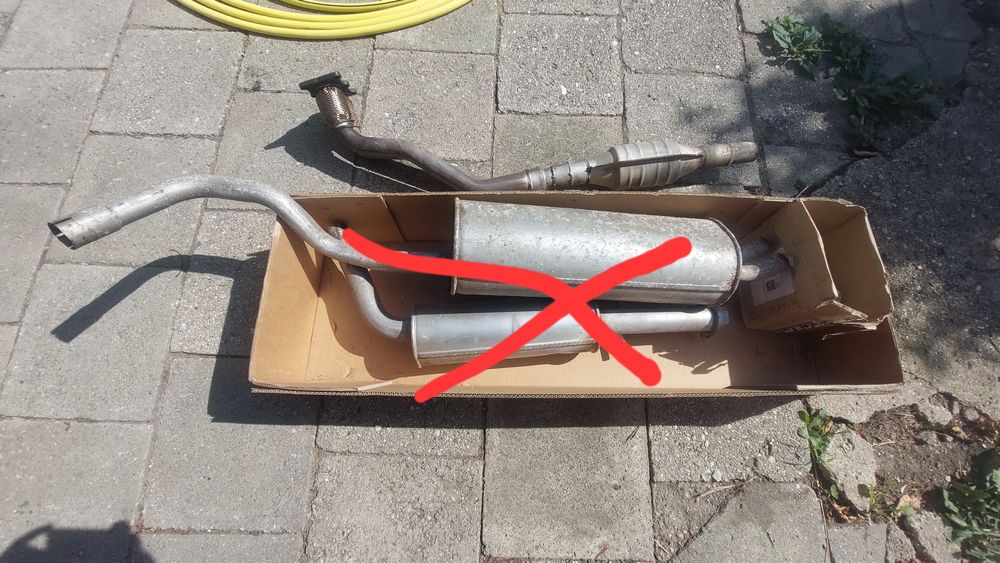 Część wydechu, golf 4 benzyna
