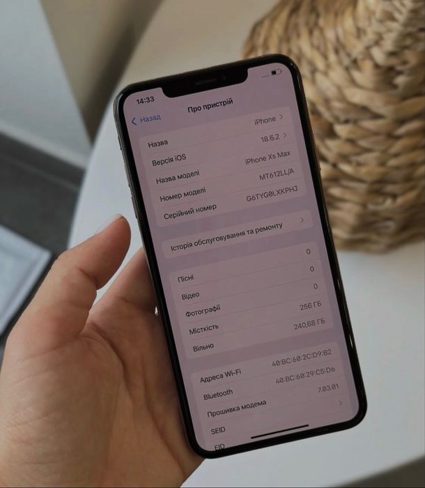 Apple Iphone Xs Max 256gb