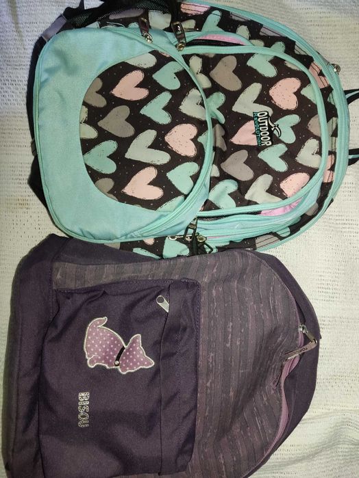 Рюкзак з сердечками, рюкзак з собачкою з  стразами