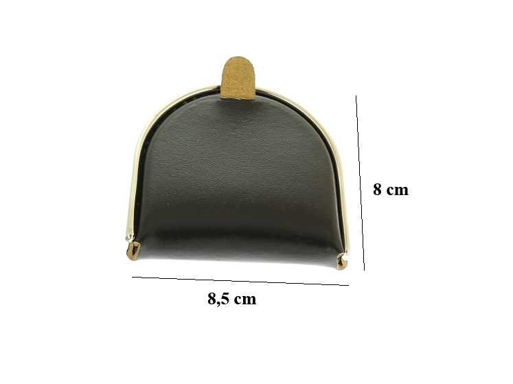 Podkówka skórzana męska na monety banknoty podkowa sakiewka skóra