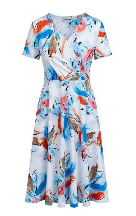 Karolina Garczyńska Bella MIDI roz. 50/52 Impresja Plus size